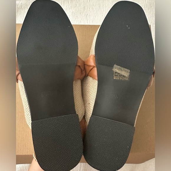 SHEIN Braided Tan/Camel Shoe Slingback Flats - Size 39/7.5 - NWOB - Picture 6 of 6